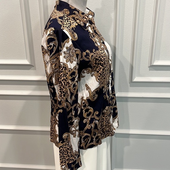 Chico’s Rhinestone Buttons Blouse - Picture 10 of 13